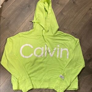 Calvin Klein Neon Green Hoodie